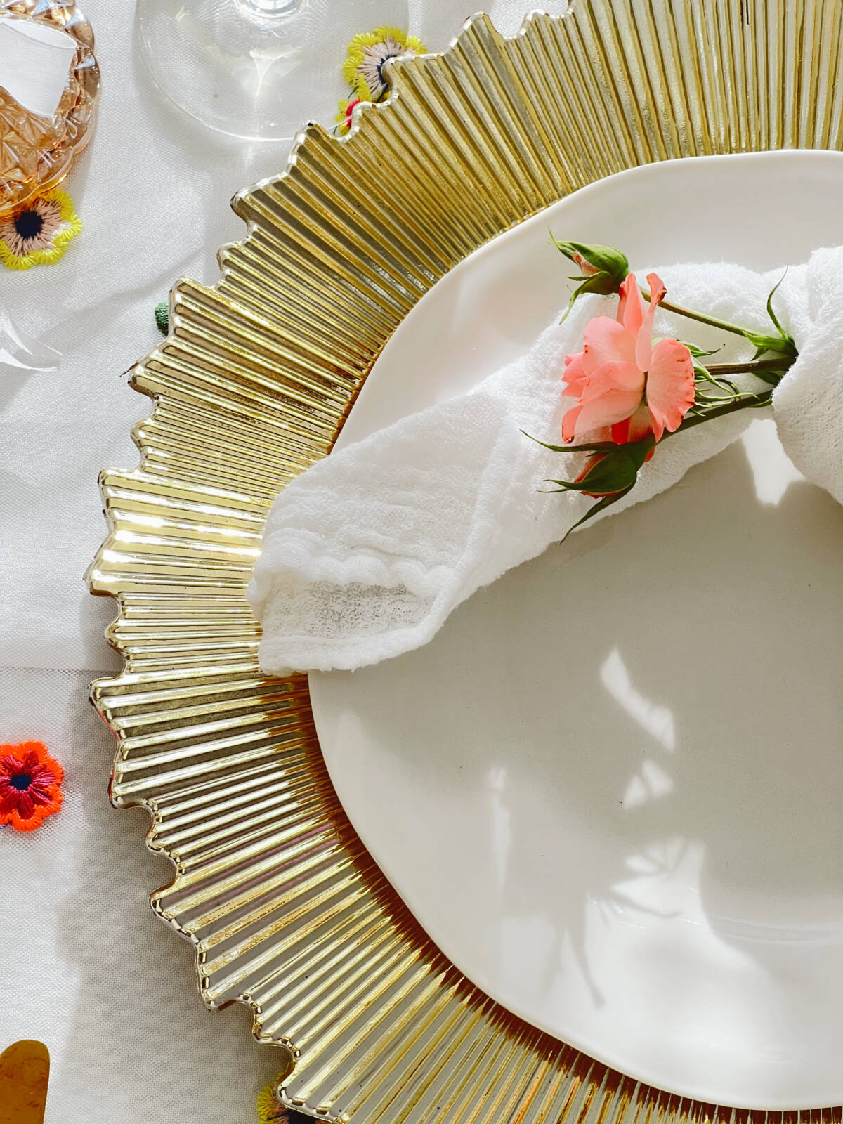 renta white gauze napkin para decoracion en boda o evento emotions deco