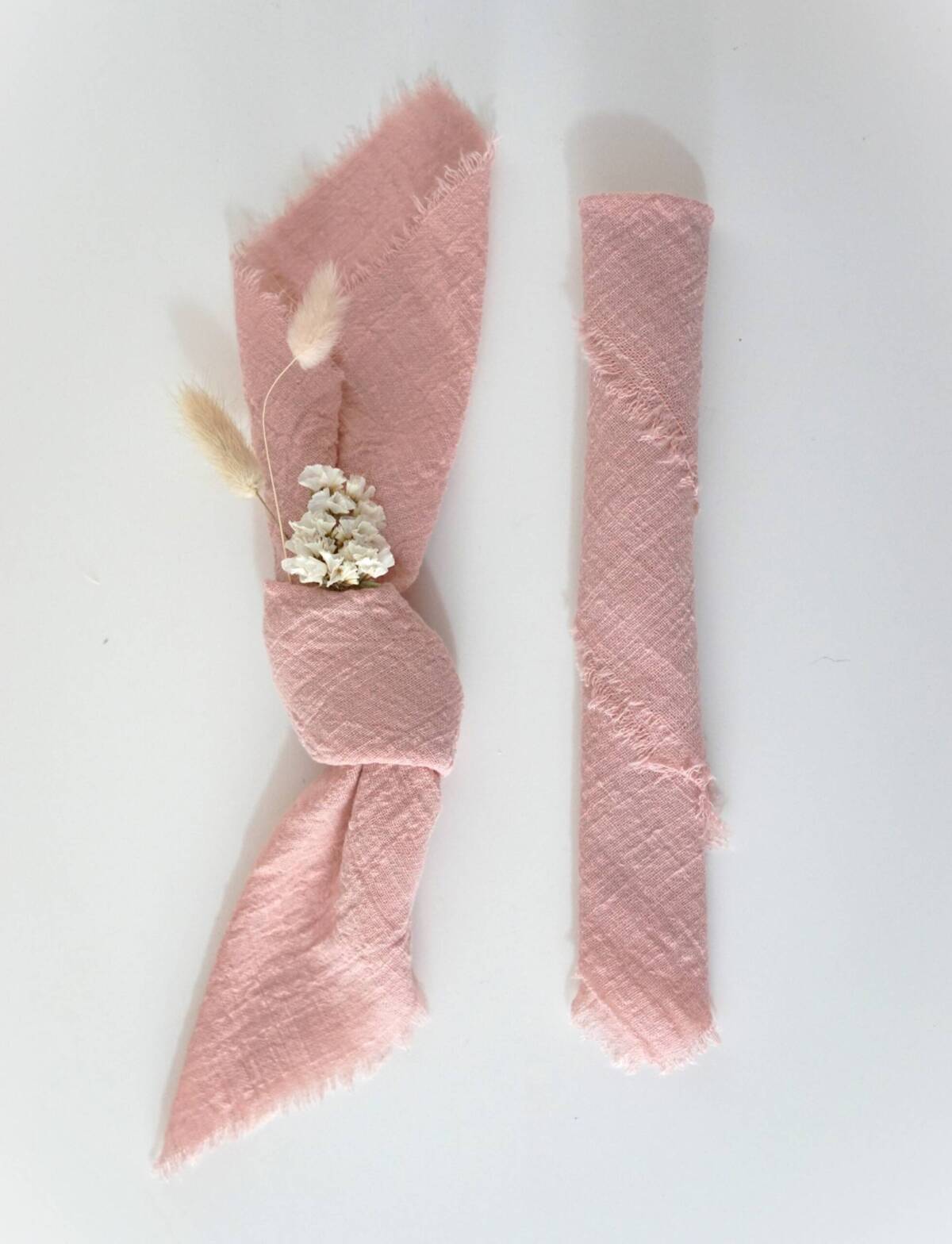 renta dusty pink napkin para decoracion en boda o evento sayulita wedding