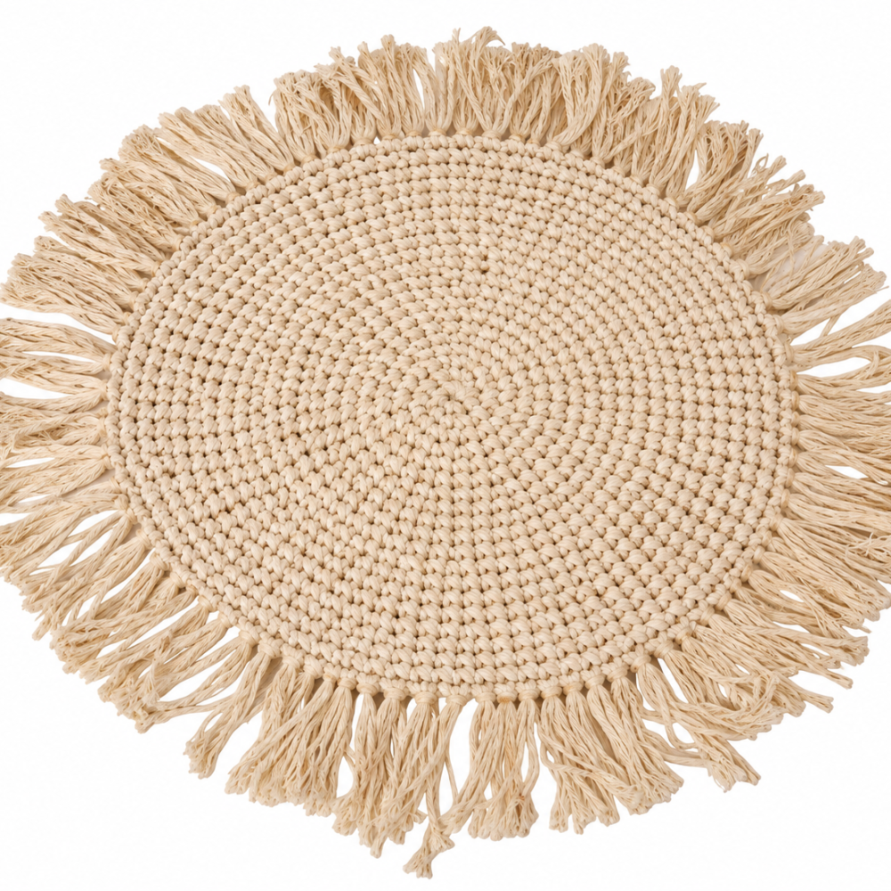 Macrame Charger Plate