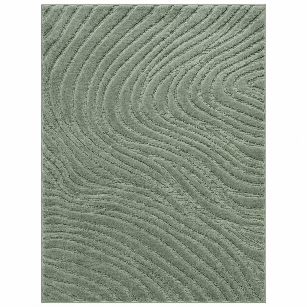 Sage green textured rug rental for weddings and events in Puerto Vallarta
